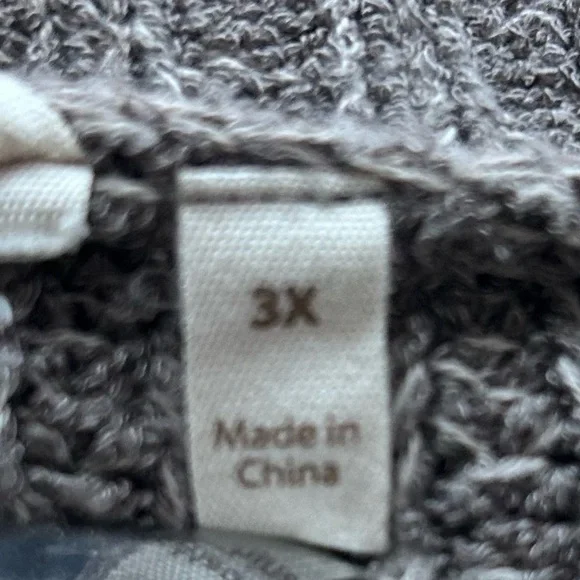 Soft Surroundings V-neck Ribbed Sweater Oversized Slouchy Cozy Relaxed - Picture 7 of 8